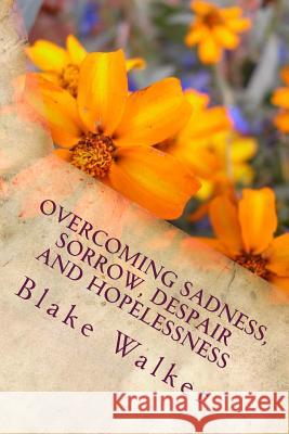 Overcoming Sadness, Sorrow, Despair and Hopelessness: Keeping Hope Alive Blake Walker 9781492259046 Createspace