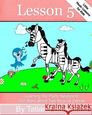Little Music Lessons for Kids: Lesson 5 - Learning the Piano Keyboard: Old Story about Two Musical Zebras Catharina Ingelman-Sundberg Tatiana Bandurina 9781492774518 HarperCollins