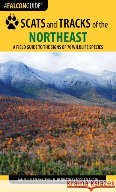 Scats and Tracks of the Northeast: A Field Guide to the Signs of 70 Wildlife Species Halfpenny, James 9781493009947 Falcon Guides