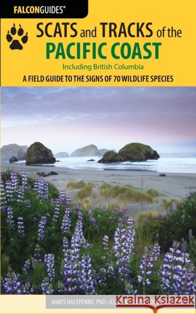 Scats and Tracks of the Pacific Coast: A Field Guide to the Signs of 70 Wildlife Species Halfpenny, James 9781493009954 Falcon Guides
