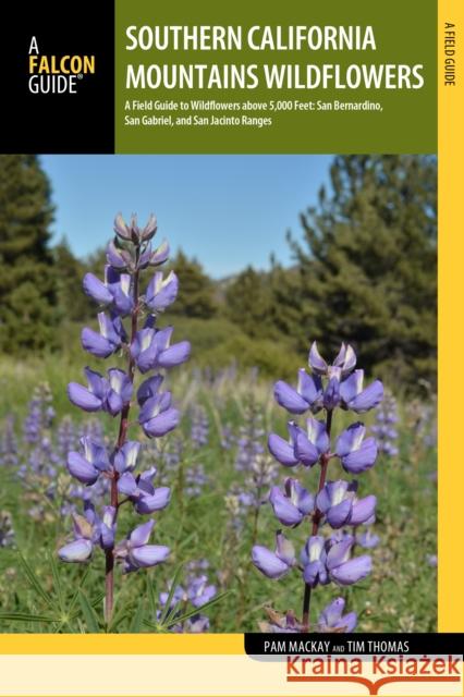 Southern California Mountains Wildflowers: A Field Guide to Wildflowers Above 5,000 Feet: San Bernardino, San Gabriel, and San Jacinto Ranges MacKay, Pam 9781493019212 Falcon Guides