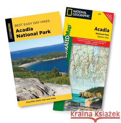 Best Easy Day Hiking Guide and Trail Map Bundle: Acadia National Park Dolores Kong Dan Ring 9781493040636 Falcon Press Publishing