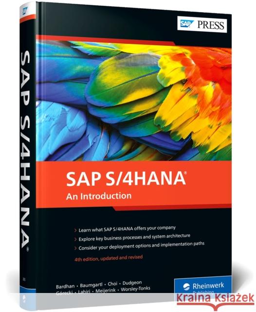 SAP S/4hana: An Introduction Bardhan, Devraj 9781493220557 Rheinwerk Publishing