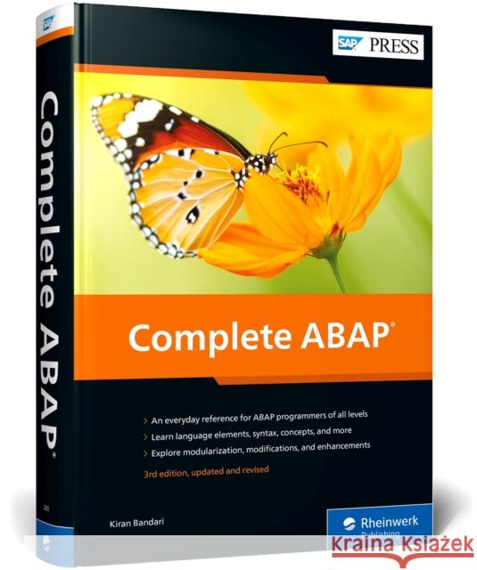 Complete ABAP Kiran Bandari 9781493223053 SAP Press