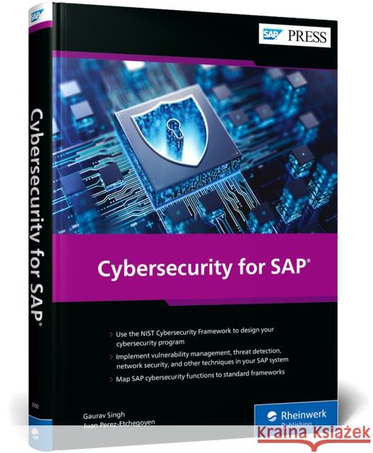 Cybersecurity for SAP Gaurav Singh 9781493225927
