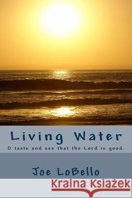 Living Water: O taste and see that the Lord is good. Lobello, Joe 9781493765973 Createspace