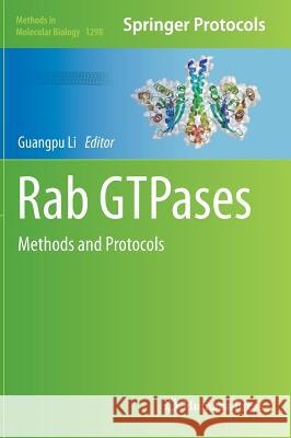 Rab Gtpases: Methods and Protocols Li, Guangpu 9781493925681 Humana Press