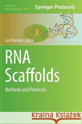 RNA Scaffolds: Methods and Protocols Ponchon, Luc 9781493927296 Humana Press