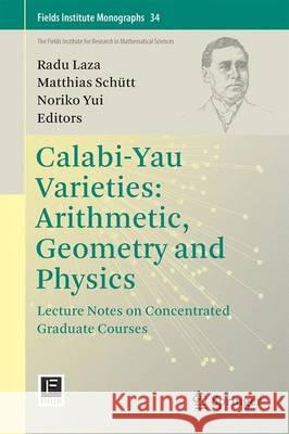 Calabi-Yau Varieties: Arithmetic, Geometry and Physics: Lecture Notes on Concentrated Graduate Courses Laza, Radu 9781493928293 Springer