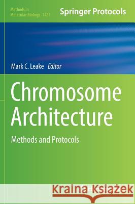 Chromosome Architecture: Methods and Protocols Leake, Mark C. 9781493936298 Humana Press