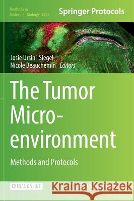 The Tumor Microenvironment: Methods and Protocols Ursini-Siegel, Josie 9781493937998 Humana Press