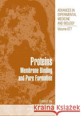 Proteins: Membrane Binding and Pore Formation Anderluh, Gregor 9781493940981 Springer