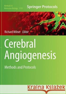 Cerebral Angiogenesis: Methods and Protocols Milner, Richard 9781493945139
