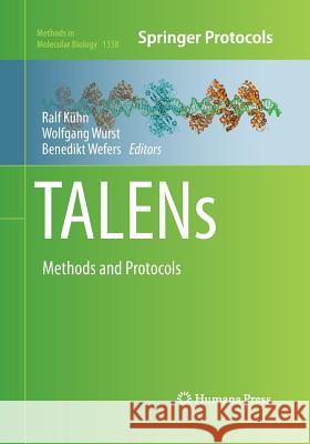 TALENs: Methods and Protocols Kühn, Ralf 9781493949052 Humana Press