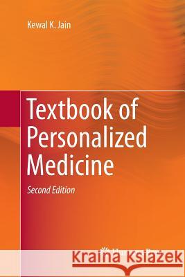 Textbook of Personalized Medicine Kewal K. Jain 9781493949786 Humana Press