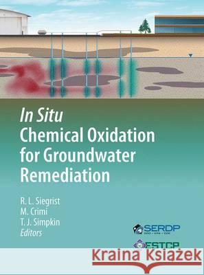 In Situ Chemical Oxidation for Groundwater Remediation Robert L. Siegrist Michelle Crimi Thomas J. Simpkin 9781493951581 Springer