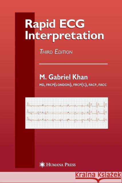 Rapid ECG Interpretation C. P. Cannon M. Gabriel Khan 9781493956326 Humana