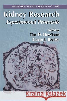 Kidney Research: Experimental Protocols Hewitson, Tim D. 9781493956401 Humana Press
