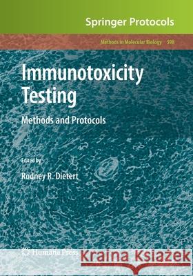 Immunotoxicity Testing: Methods and Protocols Dietert, Rodney R. 9781493957316 Humana Press