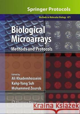 Biological Microarrays: Methods and Protocols Khademhosseini, Ali 9781493957637