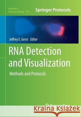 RNA Detection and Visualization: Methods and Protocols Gerst, Jeffrey E. 9781493958368 Humana Press