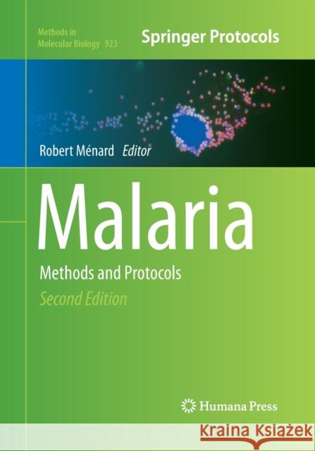 Malaria: Methods and Protocols Ménard, Robert 9781493959587 Humana Press