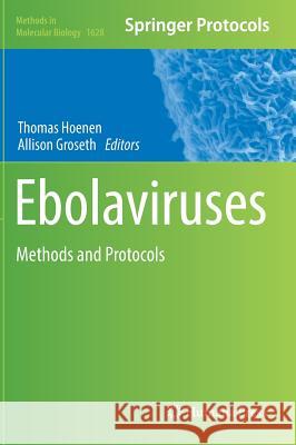 Ebolaviruses: Methods and Protocols Hoenen, Thomas 9781493971152