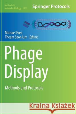 Phage Display: Methods and Protocols Hust, Michael 9781493974467 Humana Press