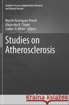 Studies on Atherosclerosis  9781493979516 Humana Press