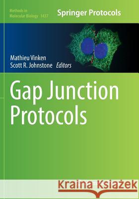 Gap Junction Protocols Mathieu Vinken Scott R. Johnstone 9781493981106 Humana Press