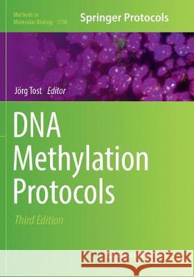 DNA Methylation Protocols Jorg Tost 9781493984992