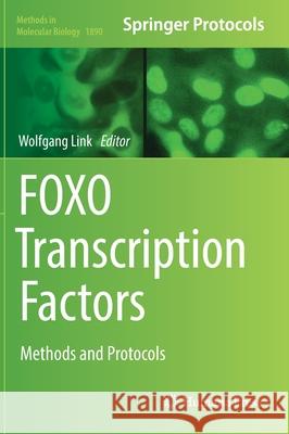 Foxo Transcription Factors: Methods and Protocols Link, Wolfgang 9781493988990