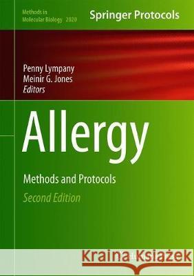 Allergy: Methods and Protocols Lympany, Penny 9781493995899