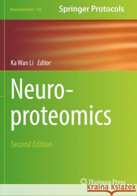 Neuroproteomics Ka Wan Li 9781493996643 Humana