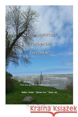You Are Given an Unique Opportunity Uranchimeg Belanger 9781494415891 Createspace