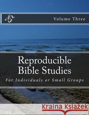 Reproducible Bible Studies: Volume Three Jeff Canfiel 9781494462291 Createspace