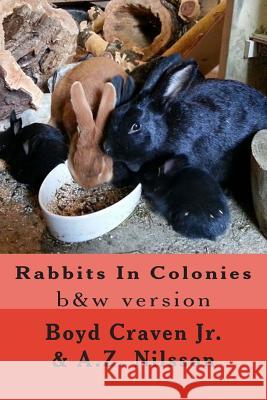 Rabbits In Colonies: Grayscale Nilsson, A. Z. 9781494489519 Createspace