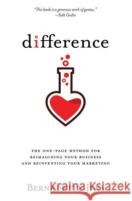 Difference: The one-page method for reimagining your business and reinventing your marketing Jiwa, Bernadette 9781494842710
