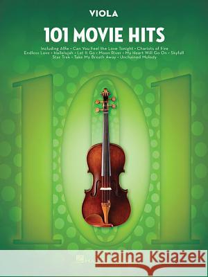 101 Movie Hits for Viola Hal Leonard Publishing Corporation 9781495060717 Hal Leonard Corporation