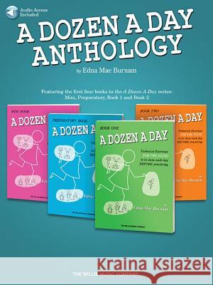 A Dozen A Day Anthology Edna Mae Burnam 9781495061165 Hal Leonard Corporation