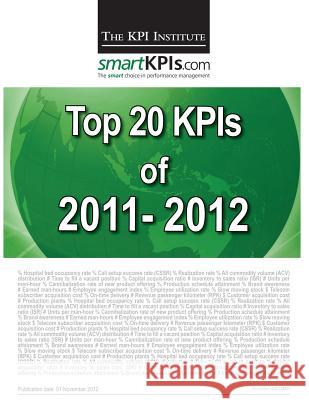 Top 20 KPIs of 2011-2012 Brudan, Aurel 9781495210686