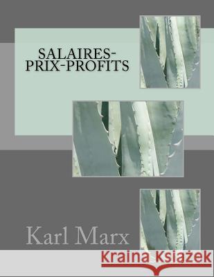 Salaires-Prix-Profits M. Karl Marx M. Georges Ballin 9781495355783 Createspace