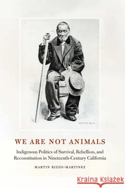 We Are Not Animals Martin Rizzo-Martinez 9781496238757 University of Nebraska Press