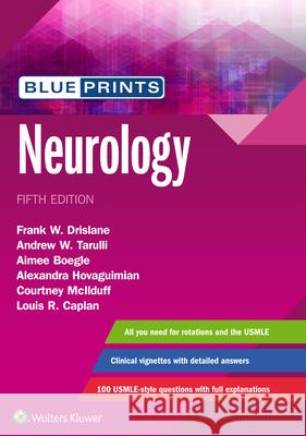 Blueprints Neurology Frank Drislane 9781496387394 Lippincott Williams and Wilkins