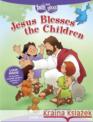 Jesus Blesses the Children Story + Activity Book Karen Cooley Terry Julien 9781496403162 