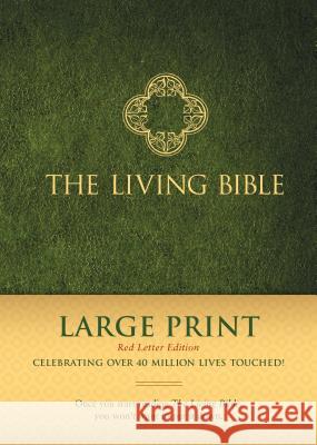 The Living Bible Large Print Red Letter Edition Tyndale 9781496433503 Tyndale House Publishers