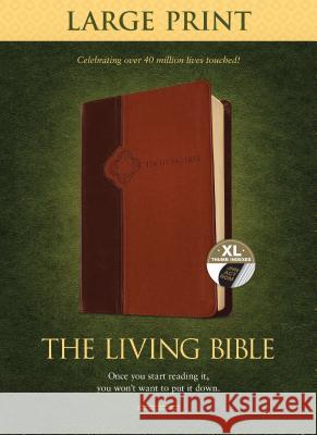 The Living Bible Large Print Edition, Tutone Tyndale 9781496433527 Tyndale House Publishers