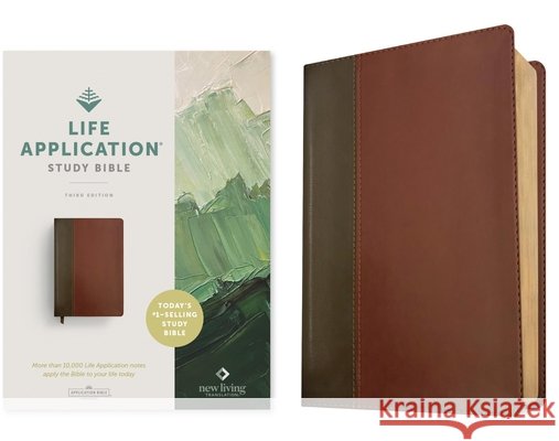 NLT Life Application Study Bible, Third Edition (Red Letter, Leatherlike, Brown/Tan) Tyndale 9781496439314 Tyndale House Publishers