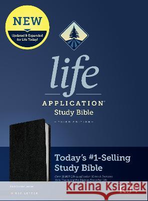 KJV Life Application Study Bible, Third Edition (Red Letter, Bonded Leather, Black) Tyndale 9781496439796