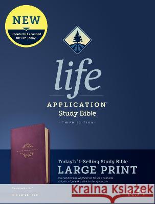 KJV Life Application Study Bible, Third Edition, Large Print (Red Letter, Leatherlike, Purple) Tyndale 9781496439833 Tyndale House Publishers